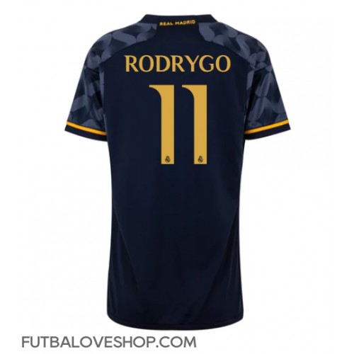 Dres Real Madrid Rodrygo Goes #11 Preč pre Ženy 2023-24 Krátky Rukáv